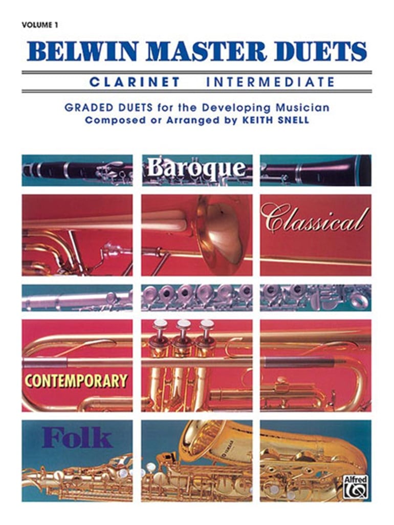 Belwin Master Duets-Clarinet, Intermediate Vol. 1